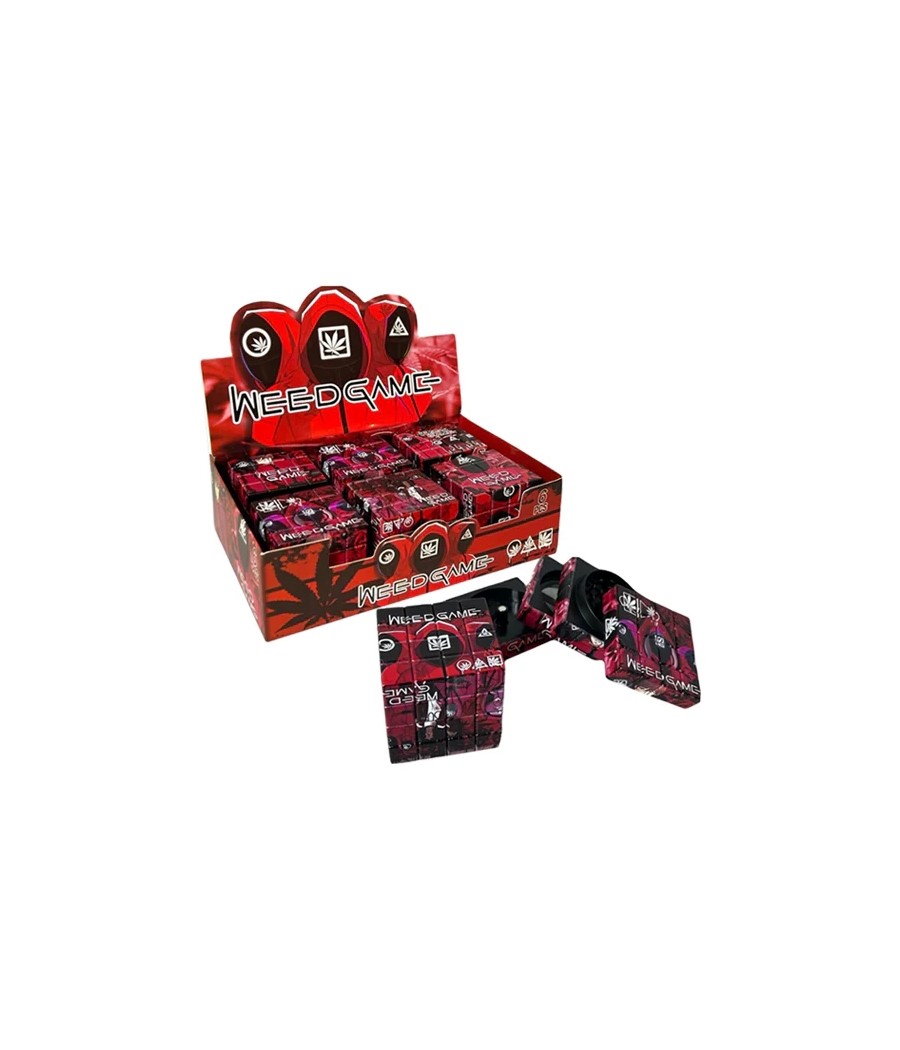 Weed Game 50mm Plastic 4 Part Rubik Cube Grinder - GS1169 (WG-008)