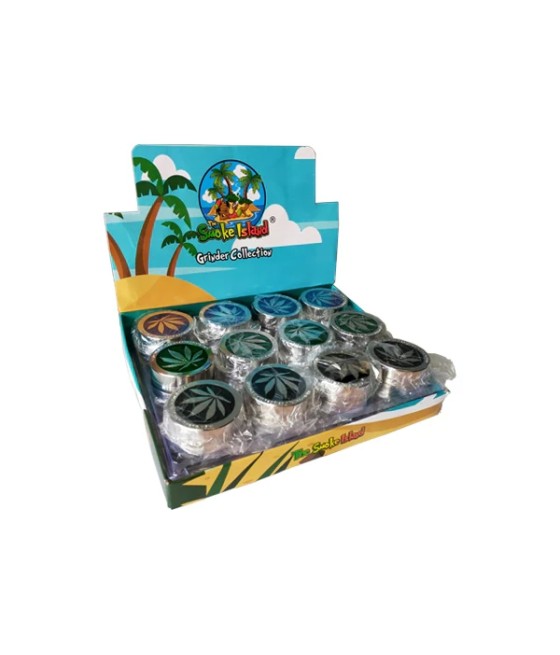 2 Parts Metal Silver Grinder - SMK523DYS