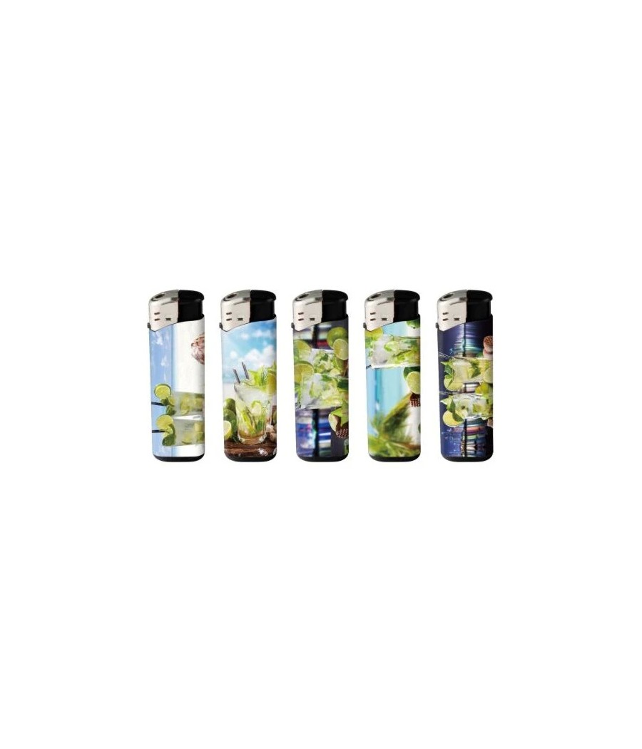 50 x 4Smoke Electronic Printed Lighters - ZY218DK