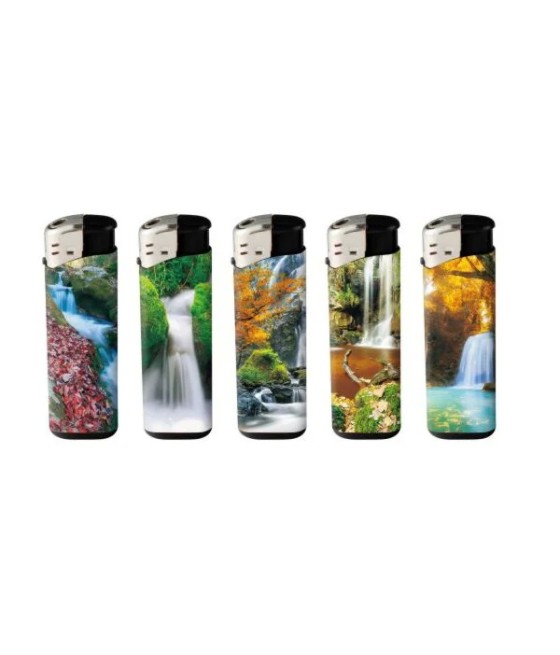 50 x 4Smoke Electronic Printed Lighters - ZY218DK