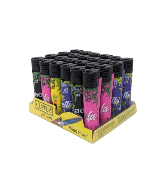 24 Clipper Electronic Jet Flame Good Vibes Only - CKJ3B067UKH