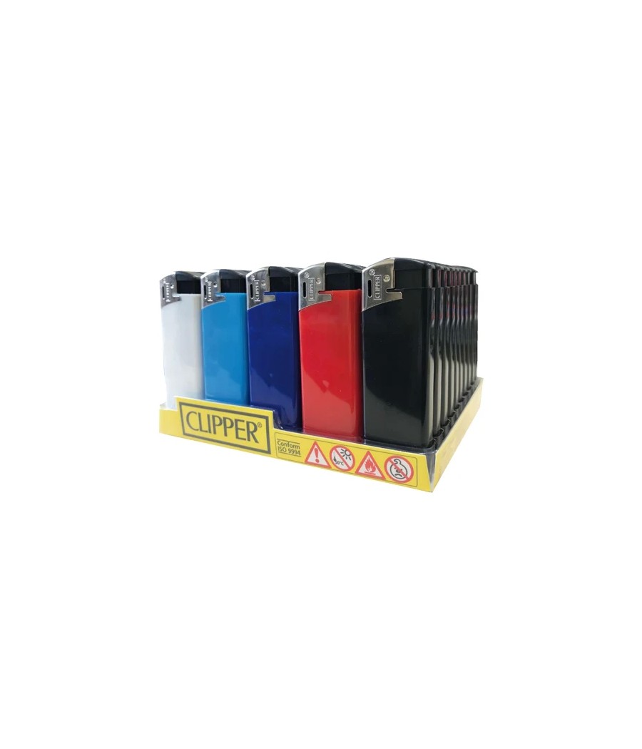 25 Clipper XTK Fit Solid Electronic Lighters - TK0B202UKHX