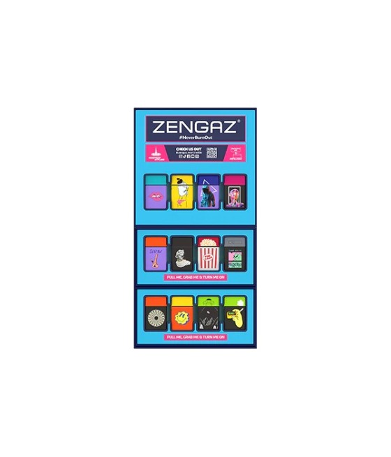 Zengaz Cube ZL-30 (30EU) Jet Lighters CDU Bundle + 48 Units Set