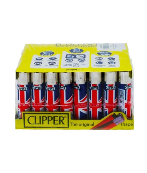 40 Clipper D48 CP11RH Refillable Classic Lighters Union Flag 2025 - CL3A1681UKH