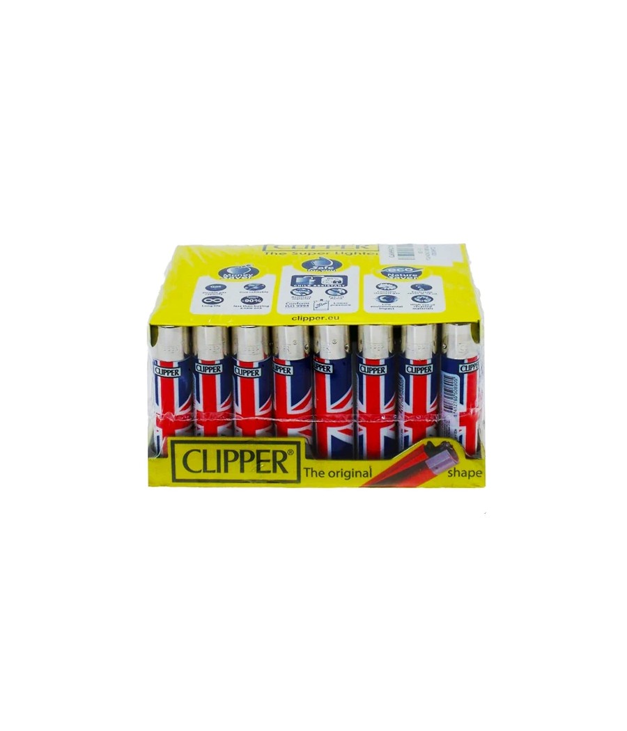 40 Clipper D48 CP11RH Refillable Classic Lighters Union Flag 2025 - CL3A1681UKH
