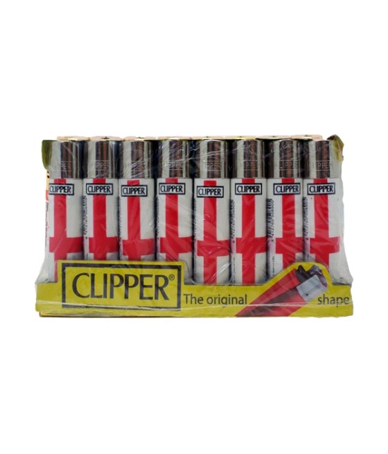 40 Clipper D48 CP11RH Classic Flint England Flag 2025 Lighters - CL5A020UKH