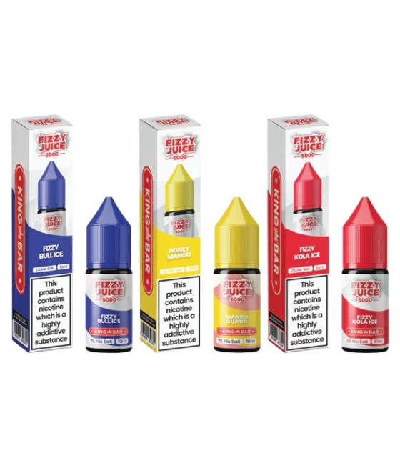 10mg Fizzy Juice King Bar 10ml Nic Salts (50VG/50PG)