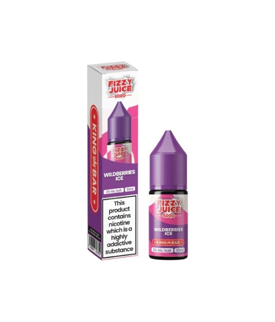 10mg Fizzy Juice King Bar 10ml Nic Salts (50VG/50PG)