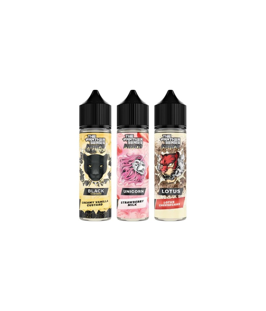 The Panther Series Desserts By Dr Vapes 50ml Shortfill 0mg (78VG/22PG)