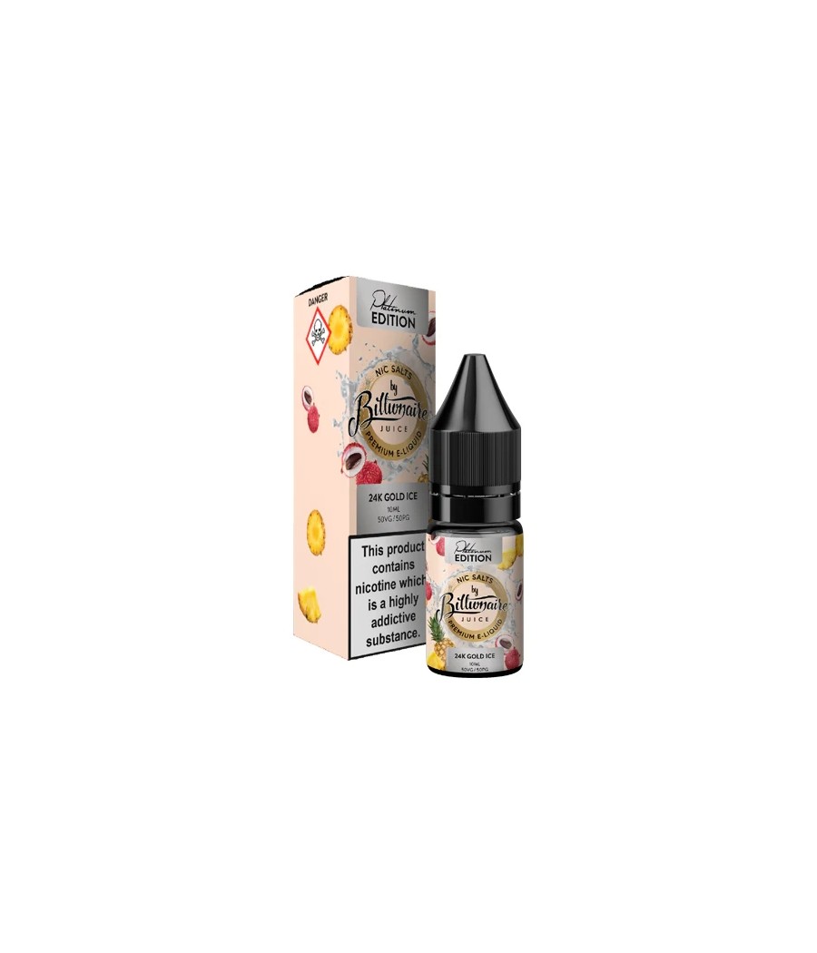 10mg Billionaire Juice Platinum Edition 10ml Nic Salts (50VG/50PG)