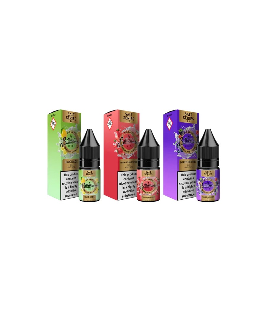 10mg Billionaire Juice Salt Series 2.0 10ml Nic Salts (50VG/50PG)