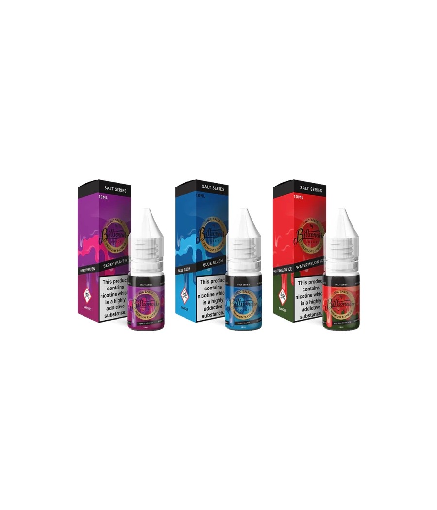 10mg Billionaire Juice Salt Series 10ml Nic Salts (50VG/50PG)