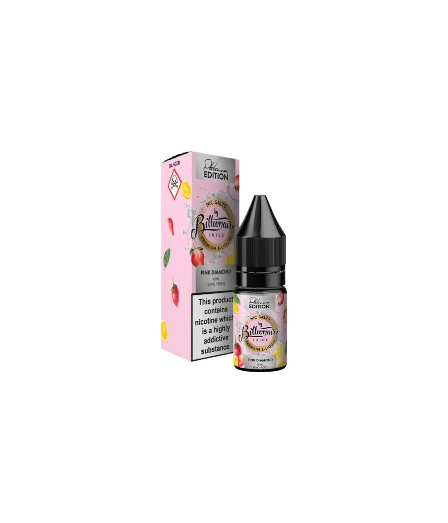 20mg Billionaire Juice Platinum Edition 10ml Nic Salts (50VG/50PG)
