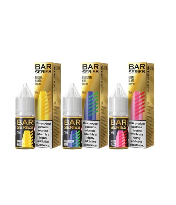 5mg Bar Series Gold Edition 10ml Nic Salt (50VG/50PG)