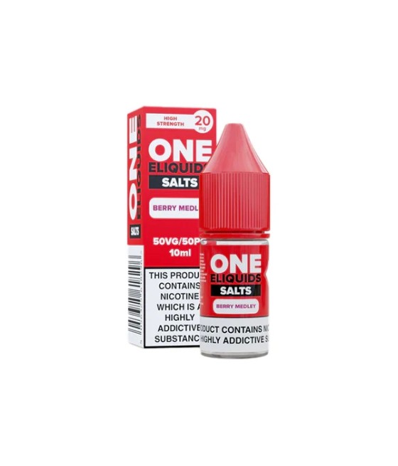 20mg One E-Liquids Flavoured Nic Salts 10ml (50VG/50PG)