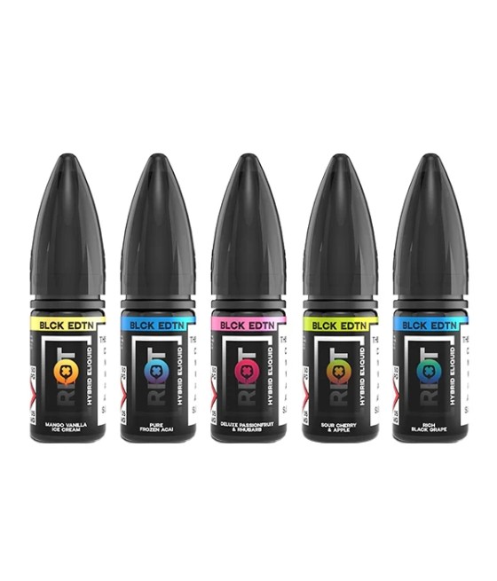 5mg Riot Squad Black Edition V2 Nic Salts 10ml (50VG/50PG)