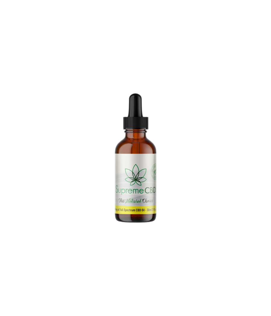 Buy 500mg Full Spectrum CBD Tincture Oil - 30ml | Supreme CBD