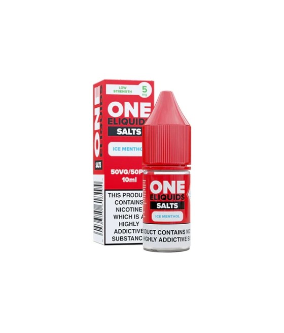 5mg One E-Liquids Flavoured Nic Salt 10ml (50VG/50PG)