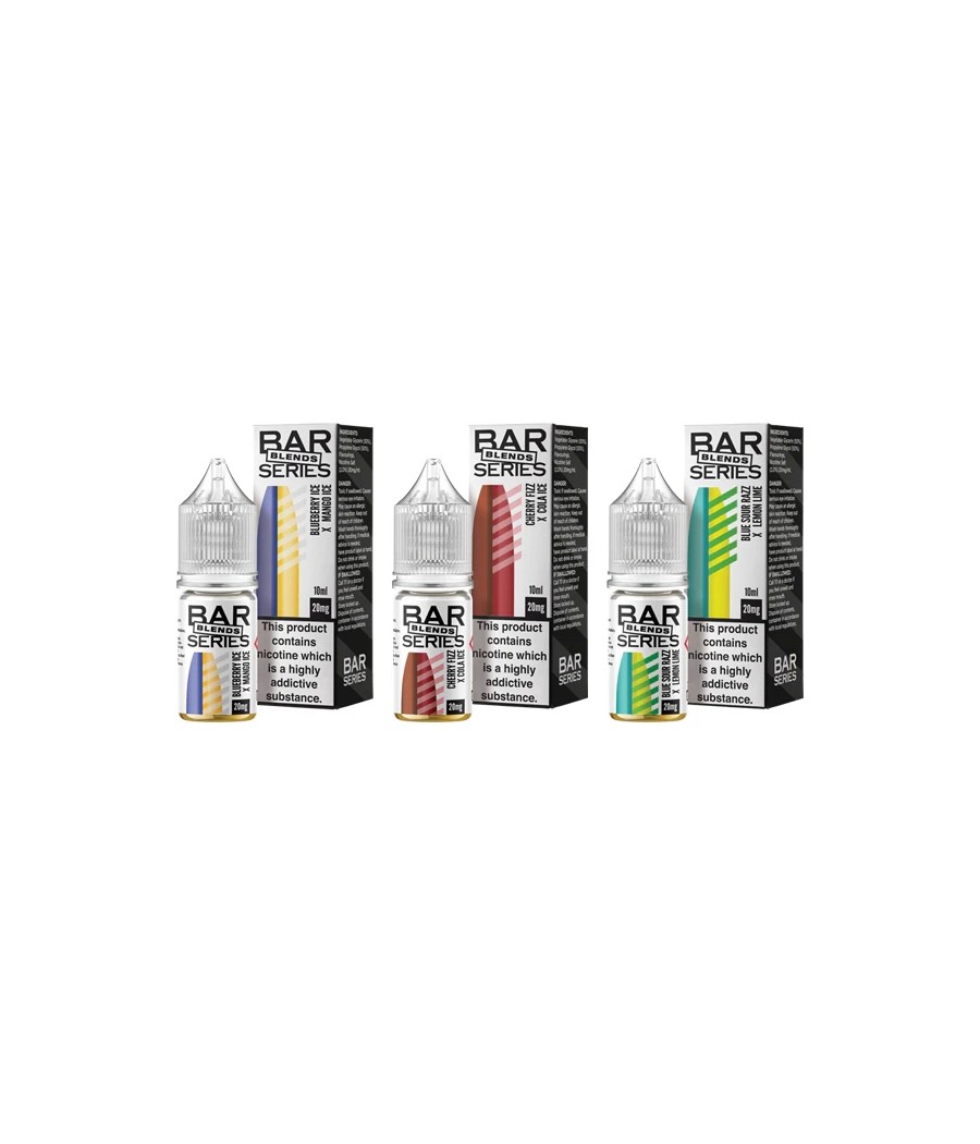 20mg Bar Series Blends 10ml Nic Salts (50VG/50PG)