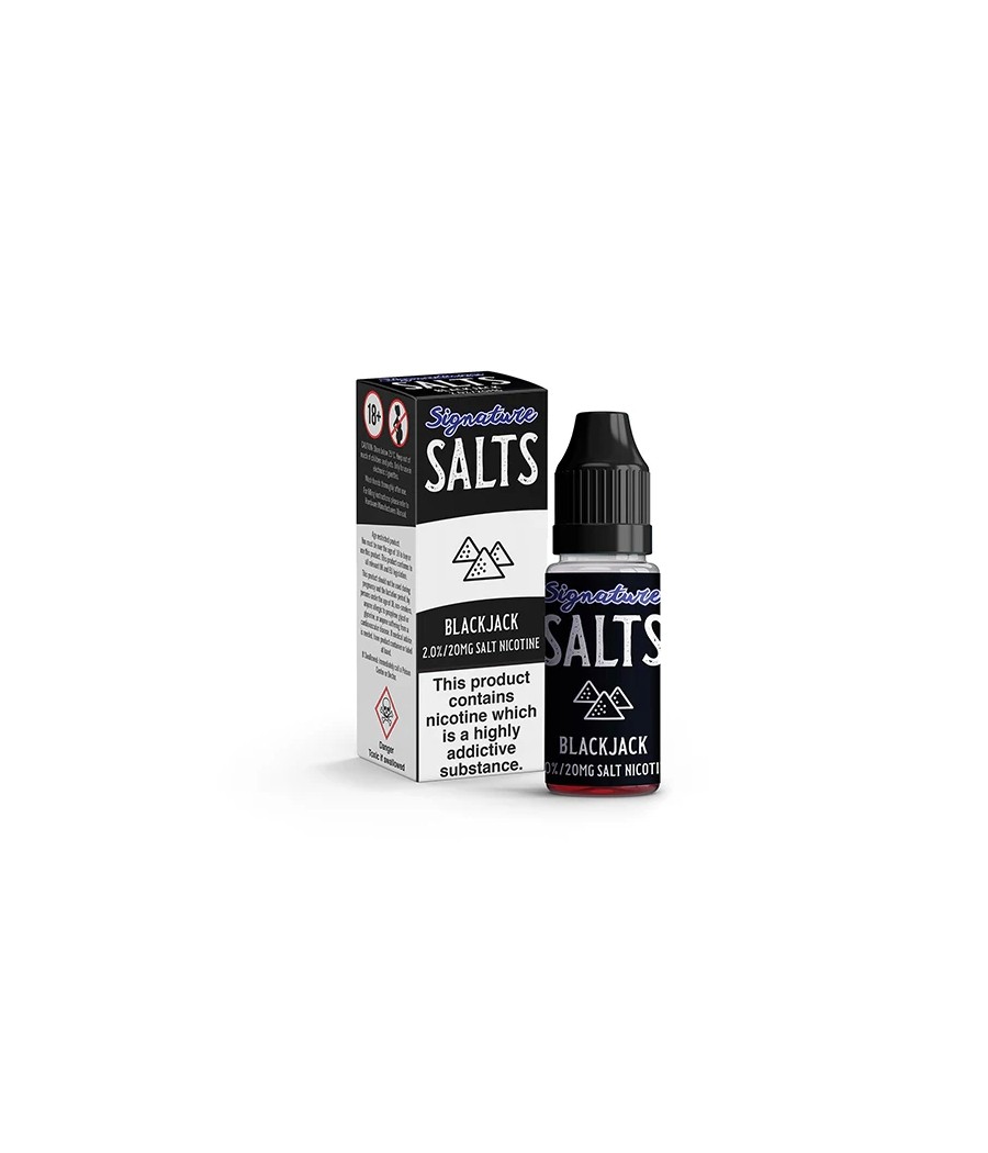 20mg Signature Salts By Signature Vapours 10ml Nic Salt (50VG/50PG) (BUY 1 GET 1 FREE)