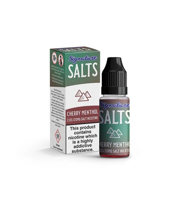 20mg Signature Salts By Signature Vapours 10ml Nic Salt (50VG/50PG) (BUY 1 GET 1 FREE)