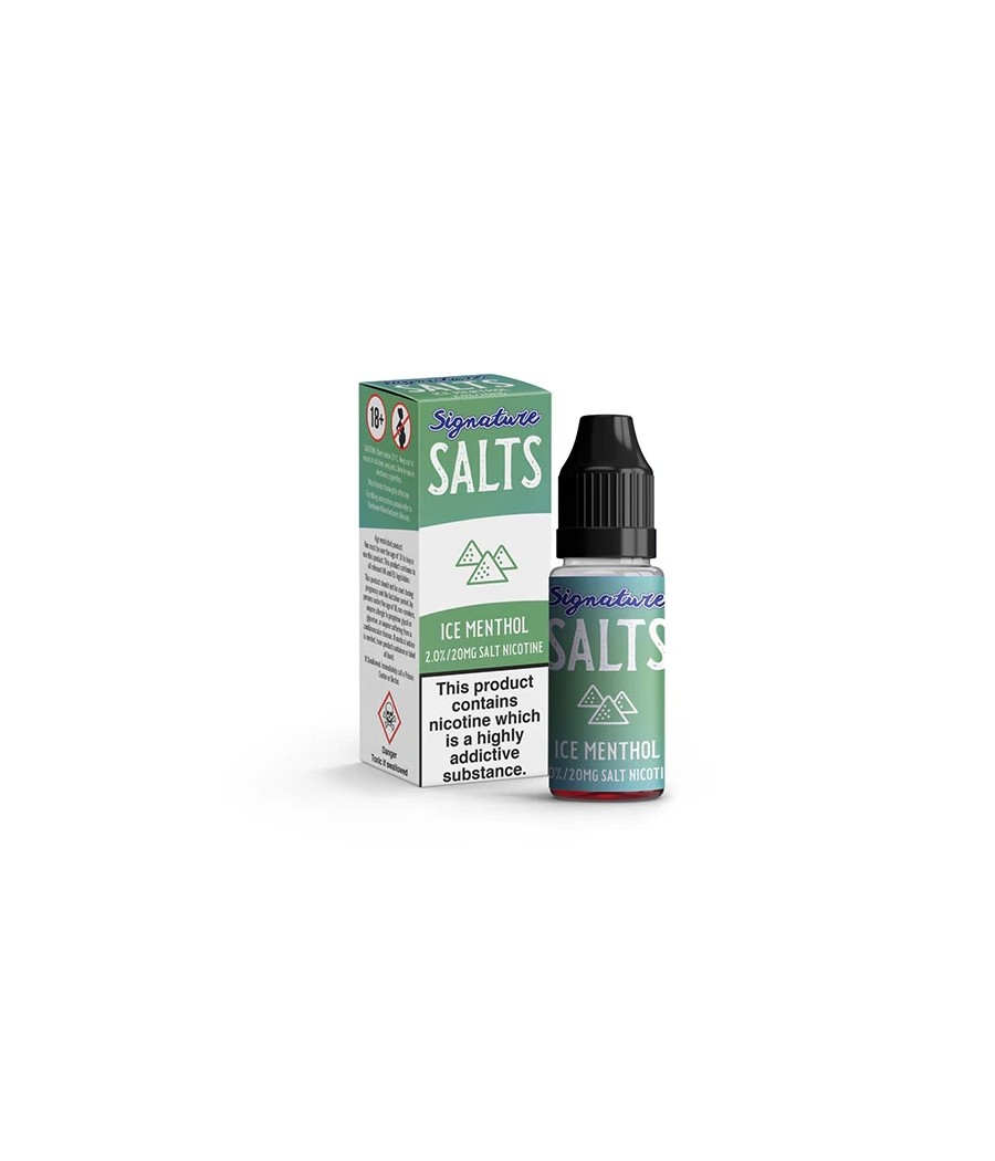20mg Signature Salts By Signature Vapours 10ml Nic Salt (50VG/50PG) (BUY 1 GET 1 FREE)