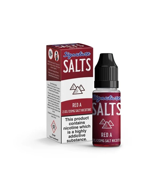 20mg Signature Salts By Signature Vapours 10ml Nic Salt (50VG/50PG) (BUY 1 GET 1 FREE)