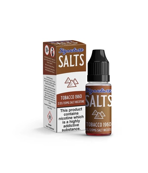 20mg Signature Salts By Signature Vapours 10ml Nic Salt (50VG/50PG) (BUY 1 GET 1 FREE)