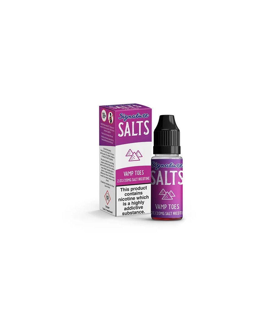 20mg Signature Salts By Signature Vapours 10ml Nic Salt (50VG/50PG) (BUY 1 GET 1 FREE)