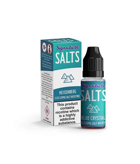 20mg Signature Salts By Signature Vapours 10ml Nic Salt (50VG/50PG) (BUY 1 GET 1 FREE)