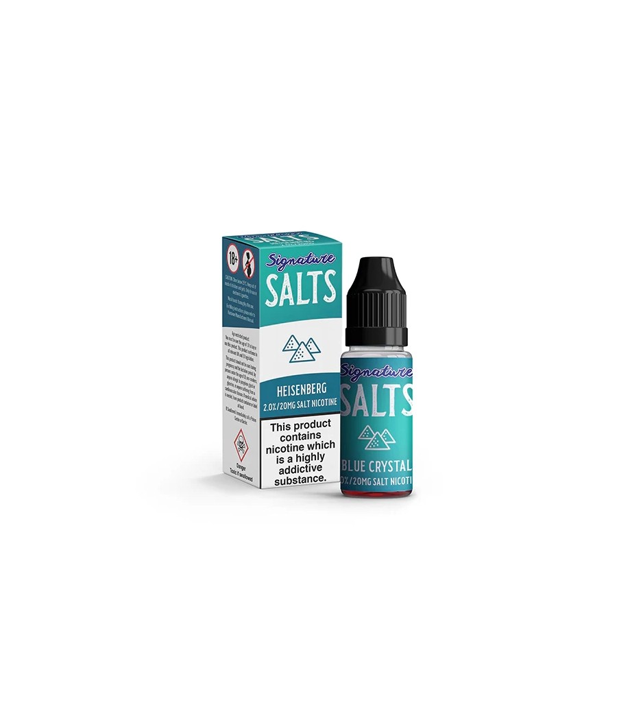 20mg Signature Salts By Signature Vapours 10ml Nic Salt (50VG/50PG) (BUY 1 GET 1 FREE)