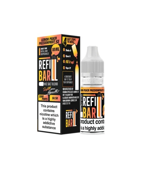 10mg Refill Bar Salts 10ml Nic Salts (50VG/50PG)