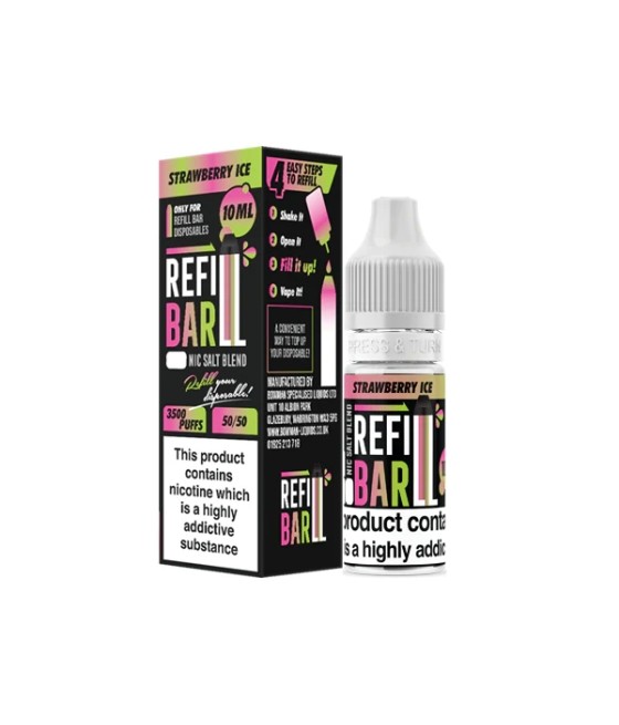 10mg Refill Bar Salts 10ml Nic Salts (50VG/50PG)