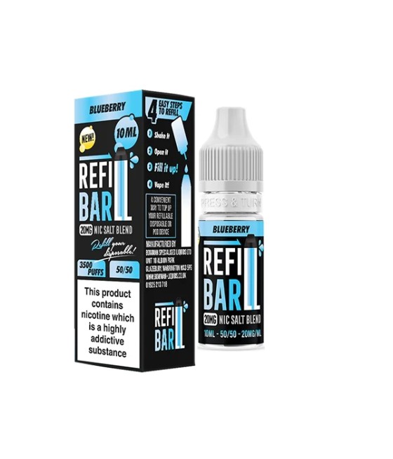 10mg Refill Bar Salts 10ml Nic Salts (50VG/50PG)