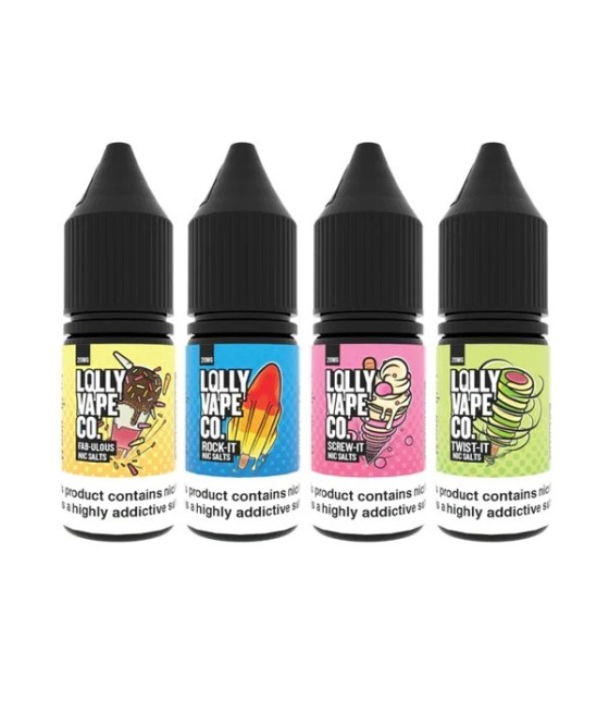 20mg Lolly Vape Co 10ml Nic Salts (50VG/50PG)