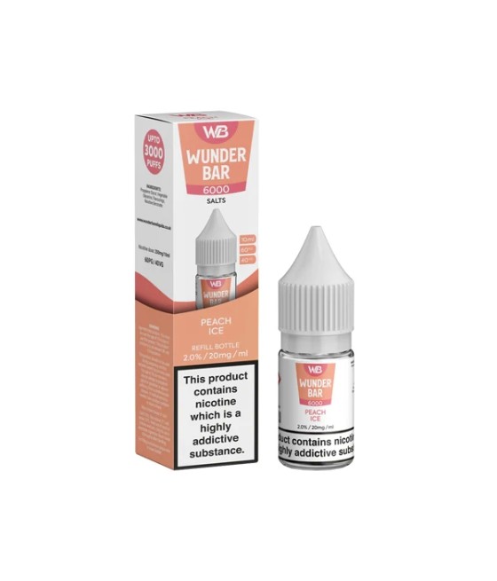 20mg Wunderbar 6000 Salts 10ml Nic Salts (60PG/40VG)