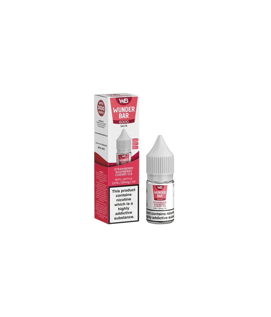20mg Wunderbar 6000 Salts 10ml Nic Salts (60PG/40VG)