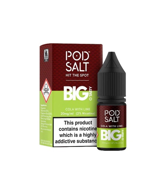 11mg Pod Salt Fusions 10ml Nic Salt (50VG/50PG)