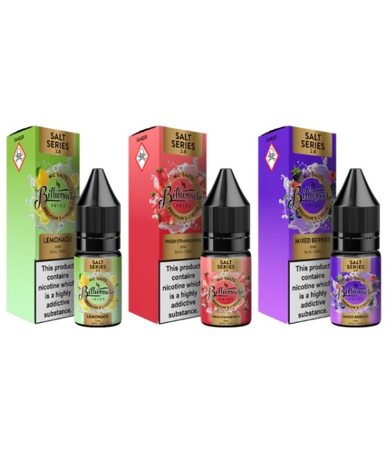 20mg Billionaire Juice Salt Series 2.0 10ml Nic Salts (50VG/50PG)