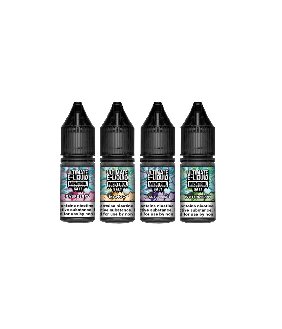20mg Ultimate E-liquid Menthol Nic Salts 10ml (50VG/50PG)