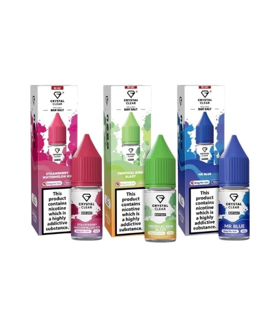 5mg Crystal Clear Bar Salt 10ml (50VG/50PG)