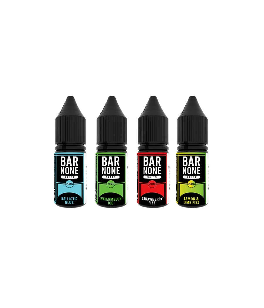 20mg BAR NONE Nic Salts 2x10ml (50VG/50PG)