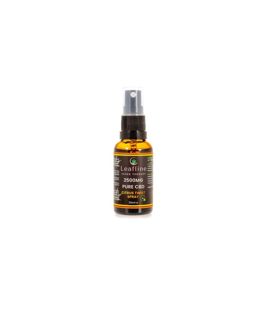 Buy 2500mg CBD MCT Oil Spray - 30ml | CBD Leafline