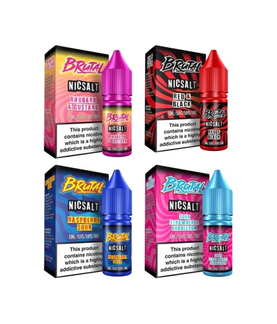 11mg Just Juice Brutal Drinks 10ml Nic Salt (50VG/50PG)