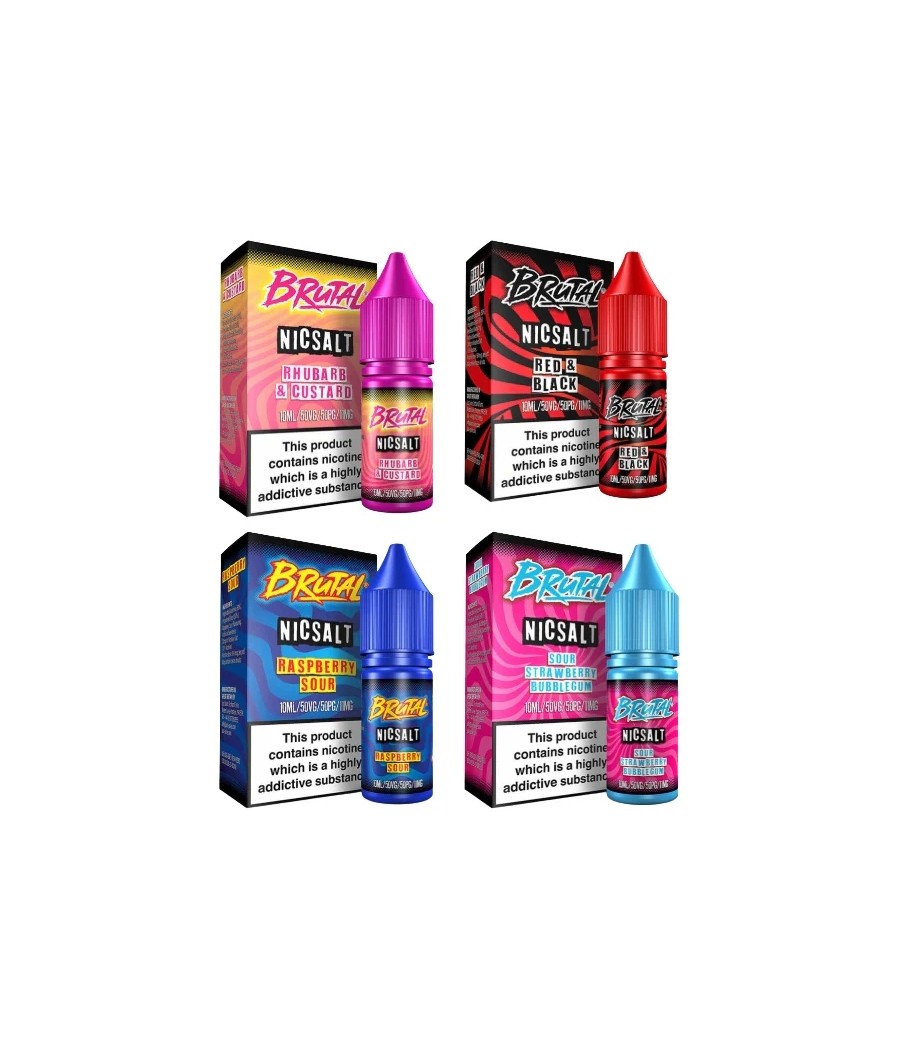 11mg Just Juice Brutal Drinks 10ml Nic Salt (50VG/50PG)