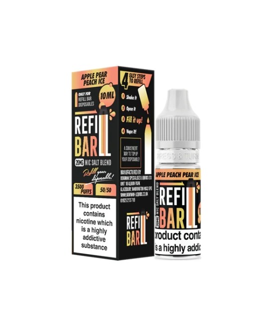 20mg Refill Bar Salts 10ml Nic Salts (50VG/50PG)