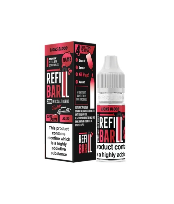 20mg Refill Bar Salts 10ml Nic Salts (50VG/50PG)