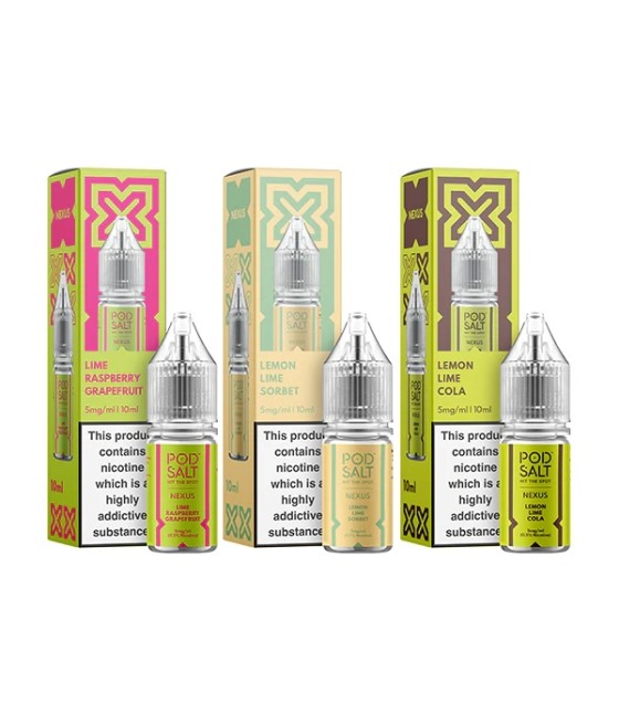 5mg Pod Salt Nexus 10ml Nic Salt (50VG/50PG)