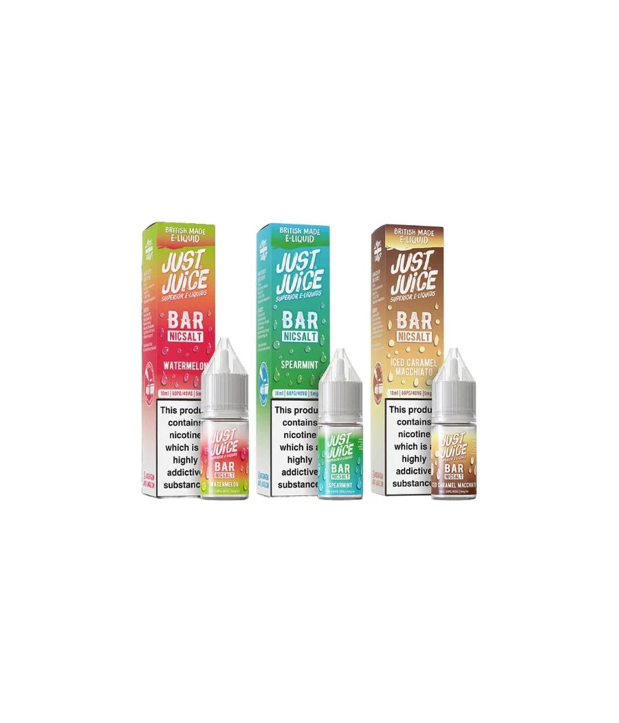 5mg Just Juice Bar 10ml Nic Salt (40VG/60PG)