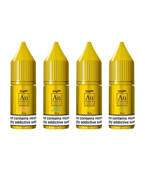 20mg AU Gold By Kingston Nic Salt 10ml (60VG/40PG)